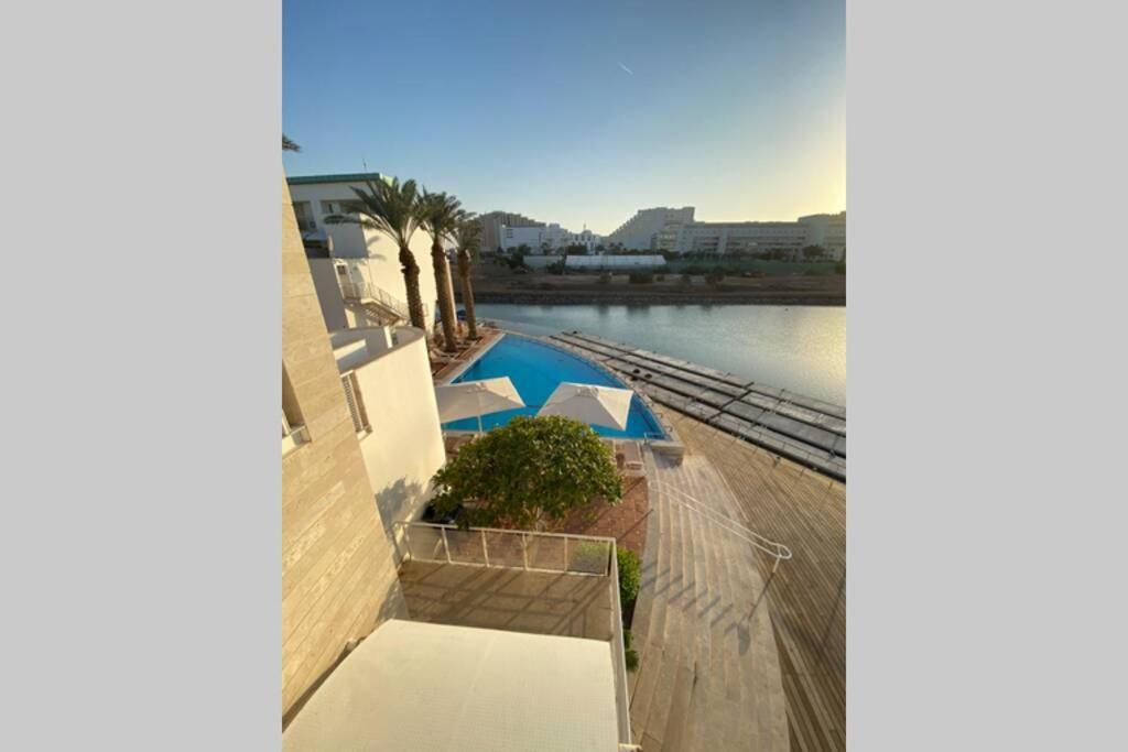 Haverim Ba'Lagouna Amazing Duplex 3Br Front Sea Apartment Eilat Bagian luar foto